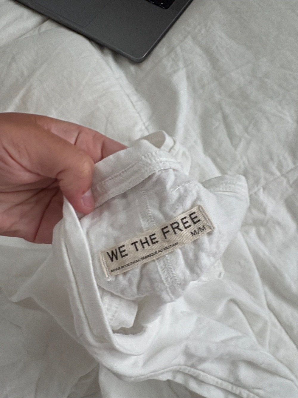 We The Free Hialeah Tee in Clean Ivory - Picture 7 of 8